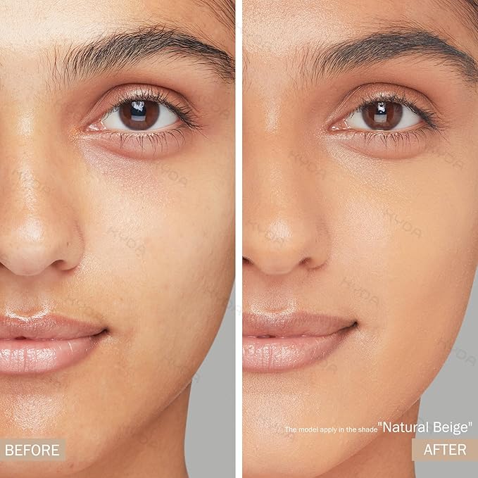 KYDA Skin Tint with SPF 40, Tinted Mineral Sunscreen Serum with Zinc Oxide,Tinted SPF Serum Foundation,Long Lasting Buildable Coverage like Foundation-1 Fl Oz, Natural Beige