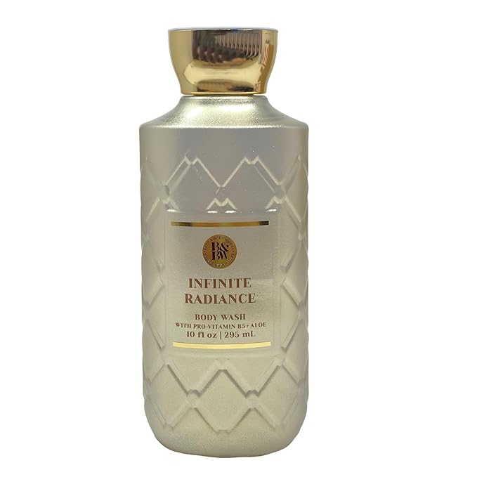 Bath & Body Works Infinite Radiance Fine Fragrance Mist, Ultimate Hydration Body Cream and Body Wash with a Peach Gardenia Bar Soap