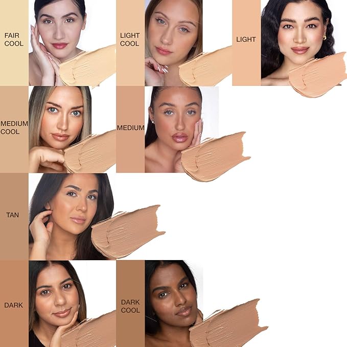 Bellapierre BB Cream SPF 20 – Mineral Sunscreen & Liquid Foundation, Lightweight Face Moisturizer with Buildable Coverage, Matte Finish, Non-Toxic, Paraben-Free, Cruelty-Free – 1.7 oz - Medium
