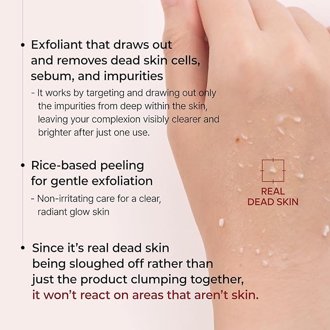 Dr.Melaxin Peel Shot Glow Black Rice Peeling Ampoule 80ml, Dead Skin Remover Gentle Exfoliating with Rice Water Extract, AHA BHA, Niacinamide, Daily Skin Texture, All Skin Types, Korean Skincare