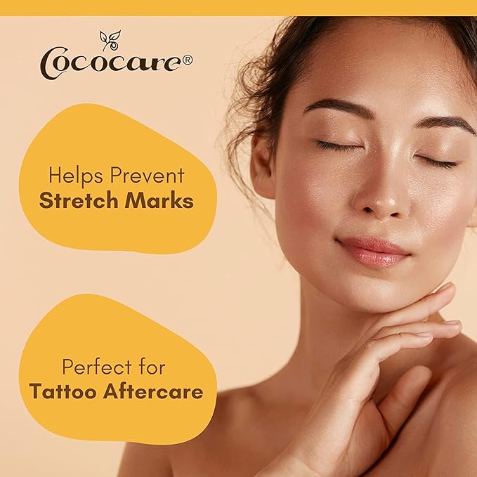 Cococare 100% Cocoa Butter Stick - All-Natural Cocoa Butter Emollient for Ultimate Skin Hydration & Protection - The Yellow Stick - (3 Pack)
