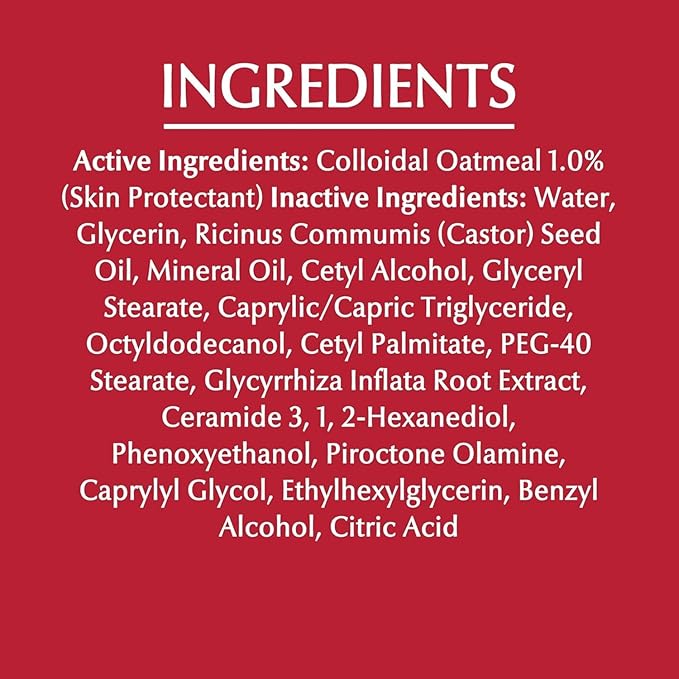 Eucerin Eczema Relief, Full Body Lotion, Moisturizing Eczema Cream with Colloidal Oatmeal (Skin Protectant) and Ceramide 3, 8 Oz Tube