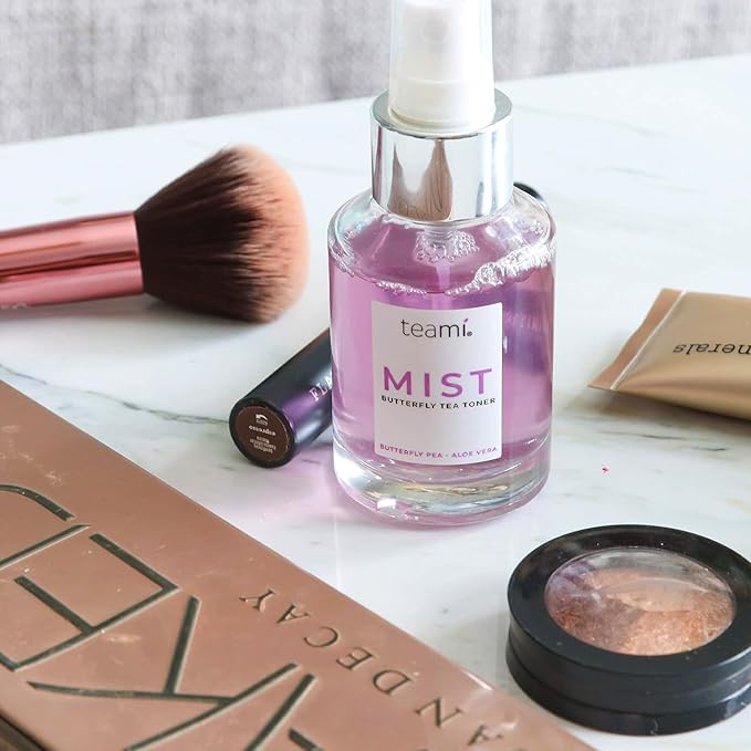 Teami Face Mist Spray Toner - Hydrating Alcohol Free Makeup Setting Spray - Perfect for Women with Dry, Sensitive, or Oily Skin - with Pore Minimizing Organic Witch Hazel and Hydrating Aloe Vera