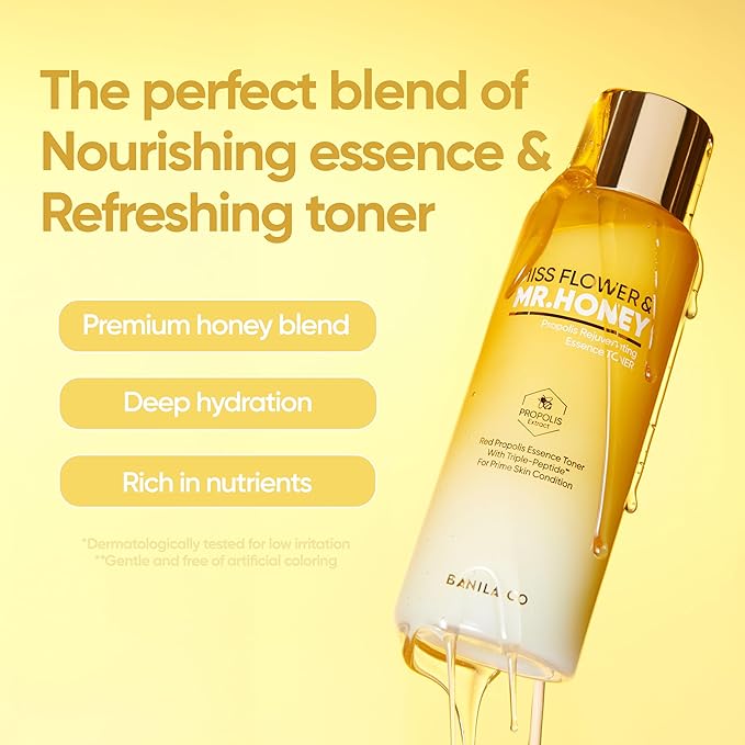Banila Miss Flower & Mr.Honey Propolis Rejuvenating Essence Toner 190ml