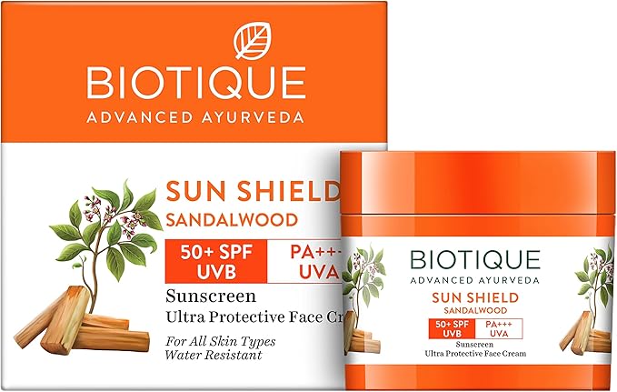 Biotique Sandalwood Face and Body Suncream 50 Gm