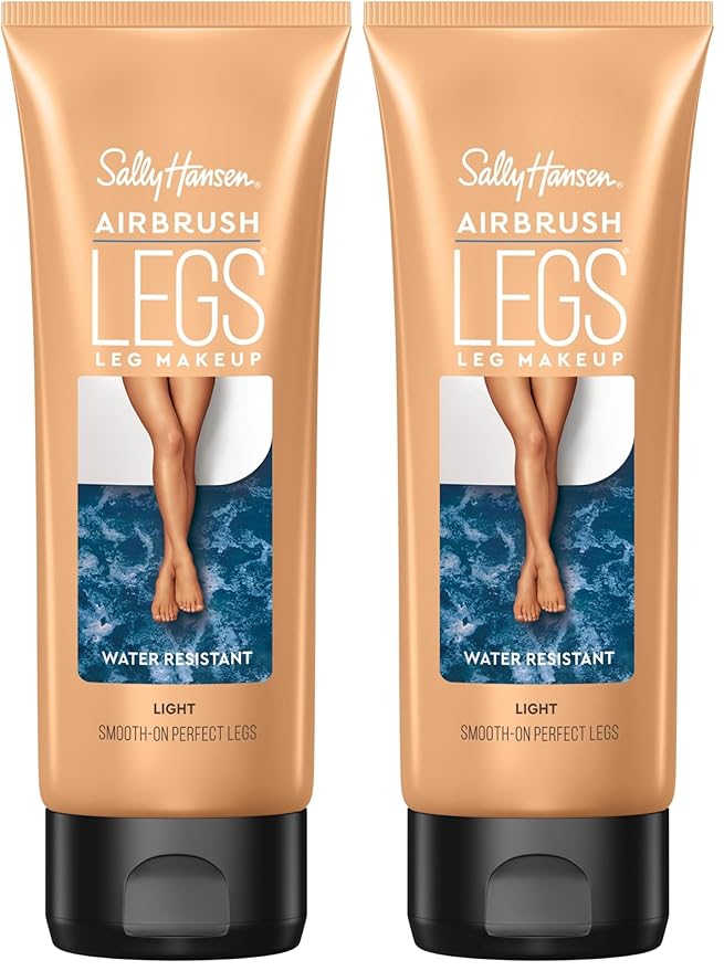 Sally Hansen Airbrush Legs Leg Makeup, Light | 4 Fl Oz | Pack of 2