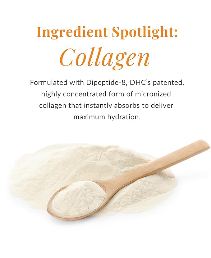 DHC Super Collagen Cream, Brightening, Collagen-Boosting Moisturizer, Skin-plumping, Fragrance and Colorant Free, Ideal for all skin types, 1.7 oz. Net wt.