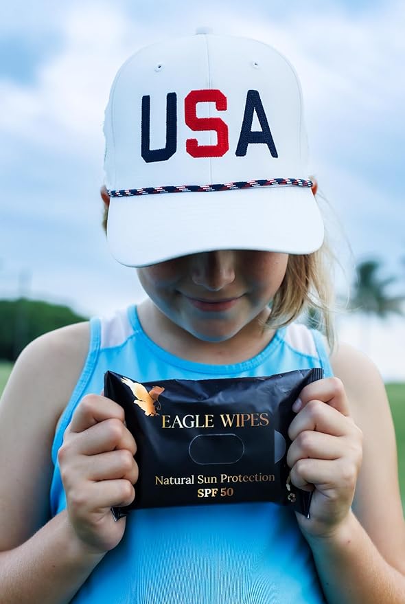 Eagle Wipes Pack, Moisturizer SPF 50, Biodegradable, Waterproof, Sun Protection, Whole Body, Adult. Sale ends 3/30/26
