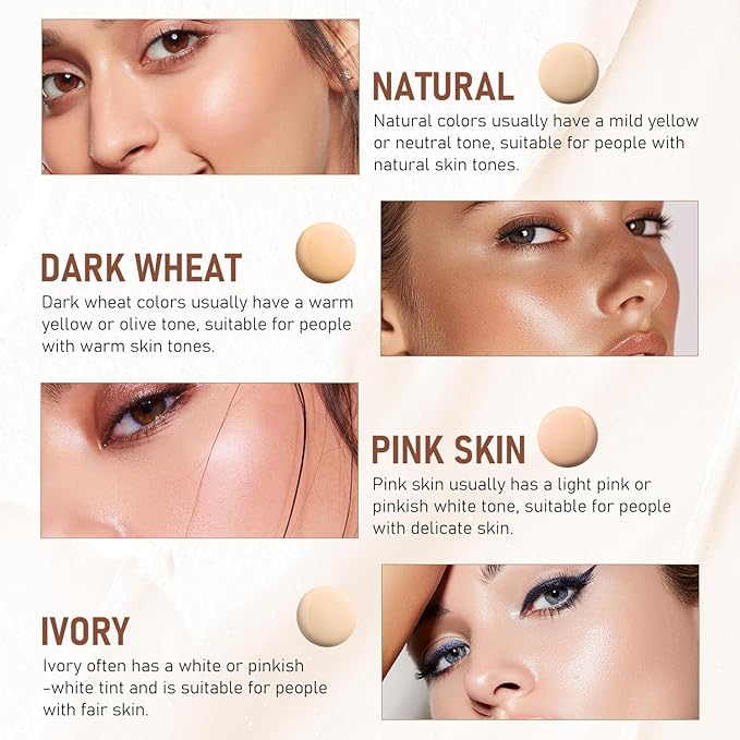 Flawless Eraser Foundation Stick,Korean Hydrating Lightweight Foundation Stick with Brush,Multi-Use Foundation Stick Makeup, Waterproof Thin and Cover Blemishes for All Skin Types (natural, 02)