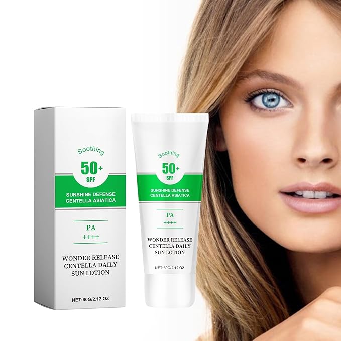 Sunscreen for Face, SPF 50+ Sunscreen, Facial Skin Care Lotion, Water & Sweat Resistant Sun Cream Lightweight and Breathable Sun Cream