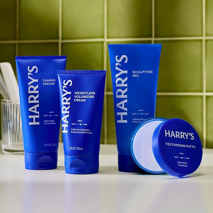 Harry's Weightless Volumizing Cream for Men - 4 fl oz - Lightweight Men's Hair Cream for Thin or Fine Hair