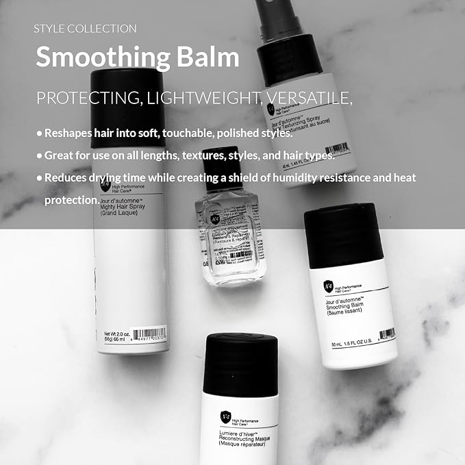 Number 4 Smoothing Hair Balm. Hair Styling Product for Flexible Hold. Anti-Frizz, Rehapes for Soft, Touchable Finish, 1.5 oz