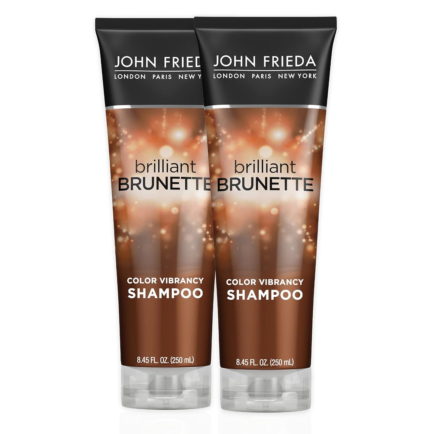 John Frieda Brilliant Brunette, Color Boosting Conditioner, Enhances and Protects Multi-Dimensional Tones, With Sweet Almond Oil to Rehydrate and Replenish Dry Hair, 8.45 Oz