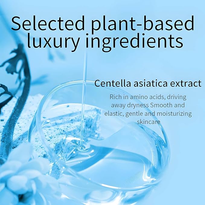 6 Pcs Collagen Skin Care Set for Teen Girls, Hydrating Skincare Set with Cleanser, Toner, Lotion, Serum, Cream & Eye Cream for Teens & Women,