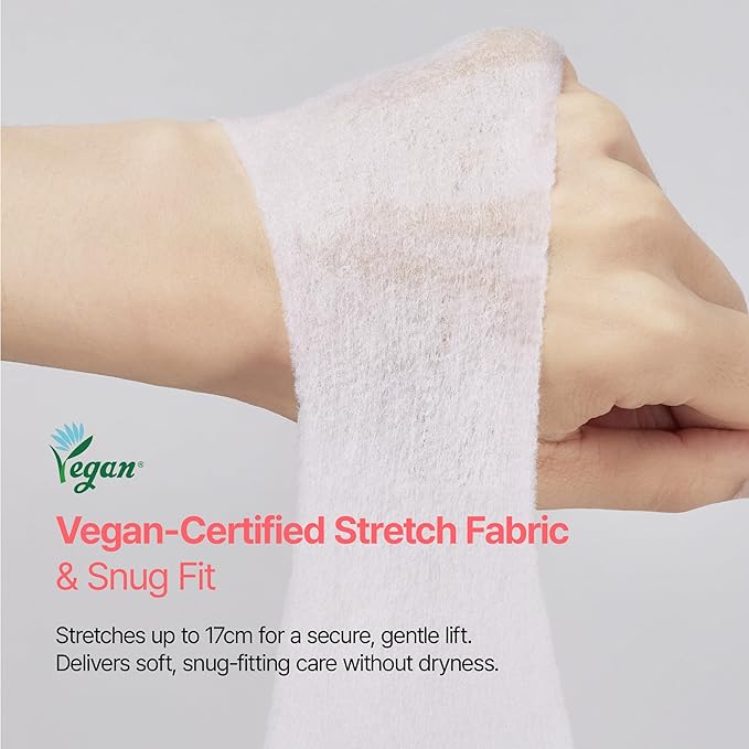 Mucin Collagen PDRN Tension Fit Pad, Cooling Stretch Face Toner Pads for Elasticity & Depuffing, Soothing Relief Korean Skincare, Valentines Day Gifts for Her