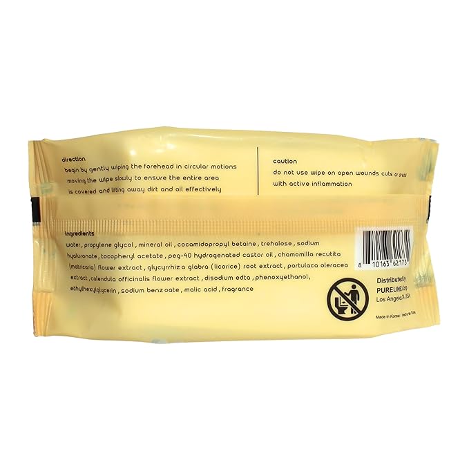 PB & JAY Cleancare Cleansing Wipes – 30 Count – Makeup Remover for Gentle Comfort & Balanced Skin – Hydrating Korean Face Wipes for Sensitive Skin (Chamomile)