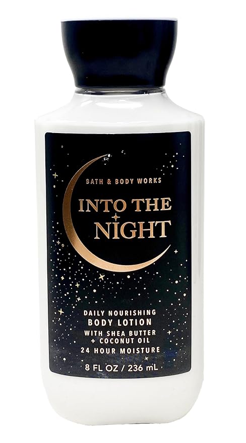 Bath & Body Works Into The Night - Deluxe Gift Set - Fine Fragrance Mist, Body Cream, Shower Gel and Body Lotion With a Natural Oats Sample Soap.