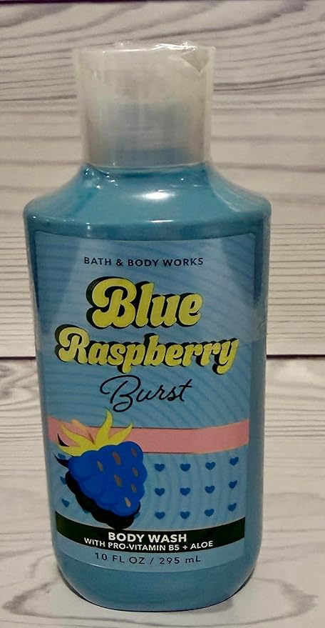 Bath & Body Works Women's Blue Raspberry Burst Shower Gel Body Wash 10 Ounce