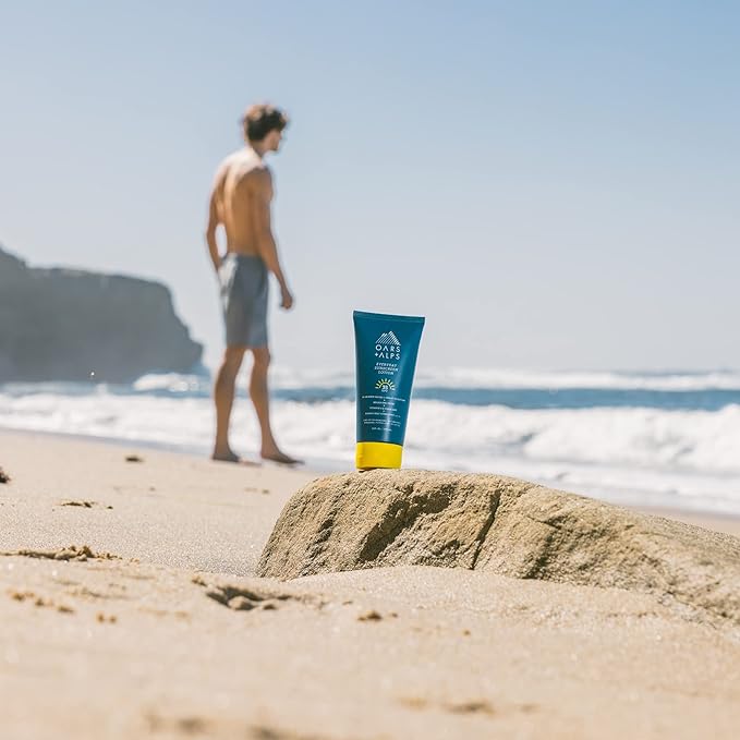 Oars + Alps Sunscreen Body Lotion for Everday Use, SPF 35 Body & Face Sunscreen Lotion, Infused with Aloe & Vitamin E, No White Residue, Water & Sweat Resistant, All Skin Types, Lightweight, 6oz, 2pk