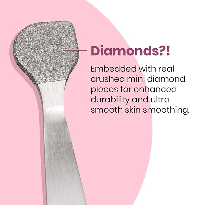 Lindo Beauty Buffer - Microdermabrasion Tool, Diamond Infused, Embedded Silicone Lip Scrubber, for Smooth Skin, Radiant Complexion, Travel Pouch Included (Beauty Buffer)