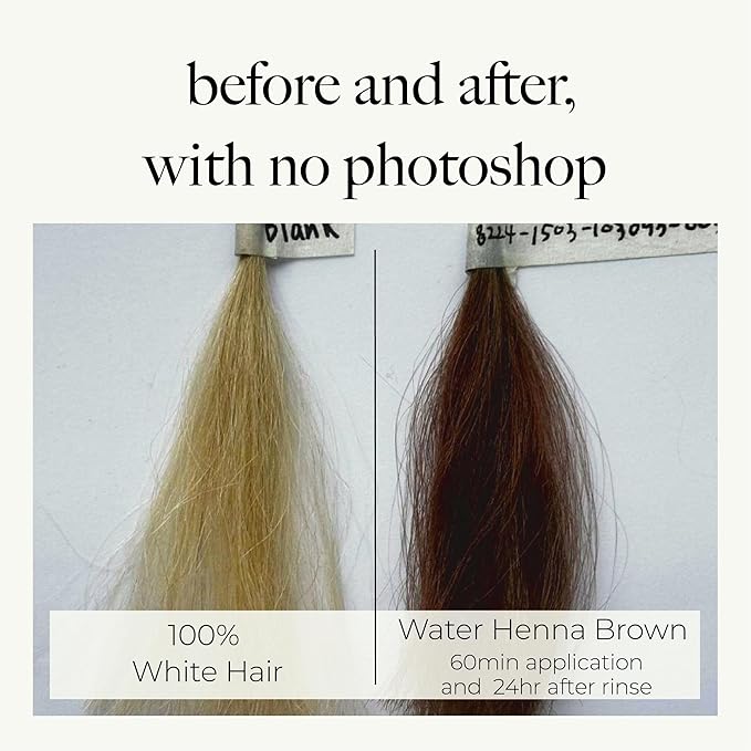 Natural Henna & Indigo Hair Dye | Covers Gray/White Hair Only | PPD-Free Gray Coverage, Quick Application Liquid Formula, Synthetic Dye-Free, Nourishing Oil + Color Set, Made in Korea (Brown)