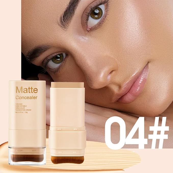 Beauty Balm Serum Boosted Skin Tint, Foundation Stick, Tinted Moisturizer for Face, Full Coverage Foundation, Concealer Stick for Foundation Makeup, Contour Sticks for Face Makeup, Dewy Finish (＃4)