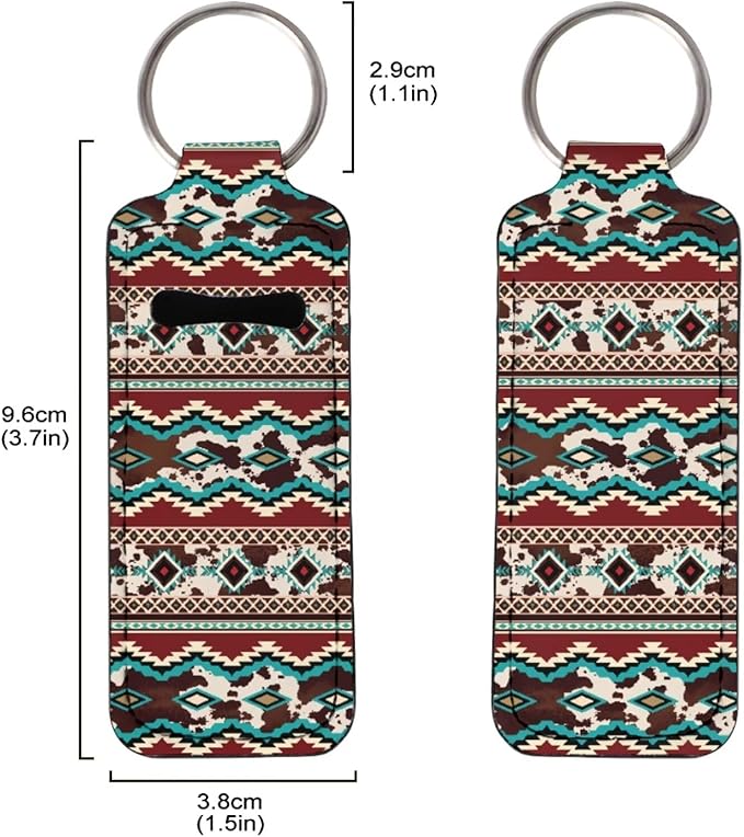 Pensura Chapstick Holder Keychain Fashion 5 Pcs Car Keychain Holder Portable Chapstick Holder Keep from Scratched and Dust