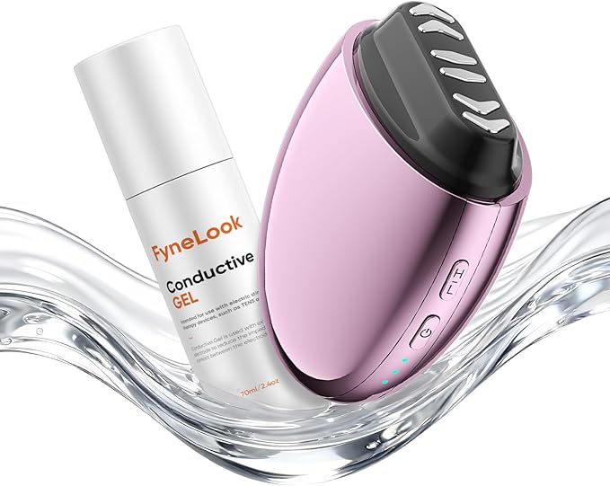 Microcurrent Facial Device, Face Sculpting Tool for Instant Lift & Contour, 6-Point Skin Tightener for Eye Puffiness, Forehead Lines & Jawline, Anti-Aging Face Massager Kit