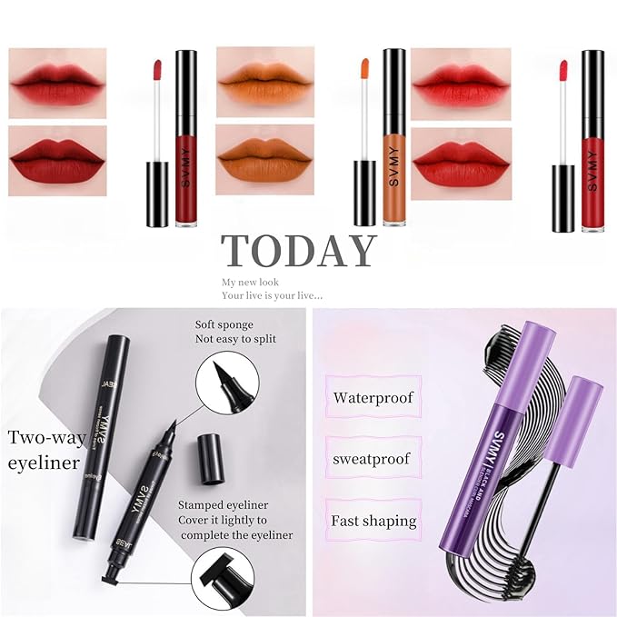 Makeup Kit for Teens Set For Women Festival Makeup Kits Makeup Sets Gift For Teens Girls Gift Travel Makeup Set Eyeshadow Palette Foundation Concealer Lipgloss