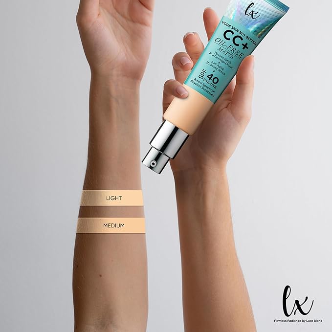 LX Blend CC+ Cream Oil Free Matte (Medium) Anti Aging Foundation-SPF 40