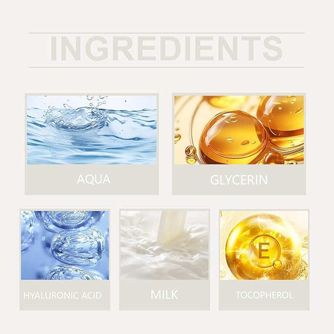 Milk Deep Hydrating Toner - Gentle Nourish, Lock Moisture, Bright Smooth Skin, Quick Absorb(1PCS)