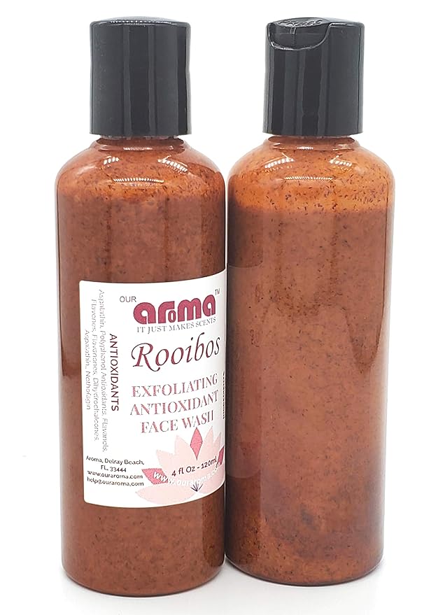 Our Aroma Rooibos Skincare Collection - Gift Set with Facial Wash, Toner and Eye Cream - Get Your Natural Glow