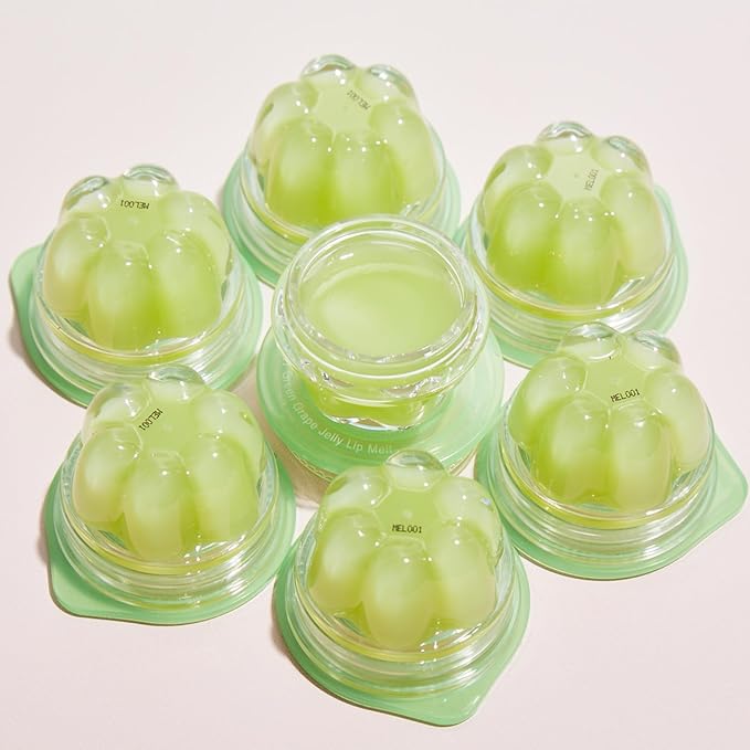 TONYMOLY Jelly Lip Melt, Moisturizing, Hydrating & Nourishing Lip Balm Treatment, Green Grape, 0.31 oz.
