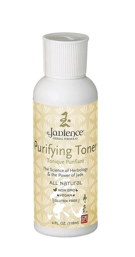 Jadience Face Toner - Korean Skin Care Made in USA: 4oz | Natural Herbal Formula | Anti Aging Wrinkle Reducing Pore Cleanser Minimizer | Purifying Acne Facial Wash & pH Balancer with Adaptogens