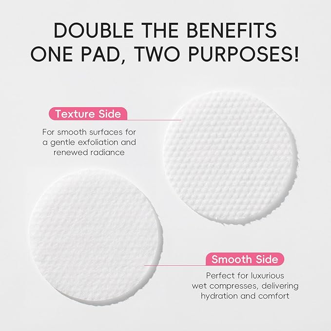 Sakura Toner Pads, Hydrating Daily Toner Pads for Sensitive Skin Gentle Exfoliating Soothing & Calming Facial Skincare Cleansing Pad, Makeup Skin Prep, Balance Skin Barrier, 40 Sheets