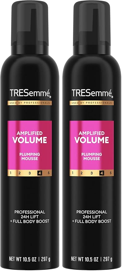 TRESemmé Plumping Mousse | Total Volume | 24H Lift | 10.5 oz | Pack of 2