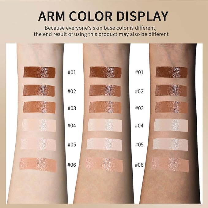 Beauty Balm Serum Boosted Skin Tint, Foundation Makeup Stick Hydrating Tinted Moisturizer, Lightweight and Buildable Solid Tinted Hydrating Serum Foundation Contour Stick, Natural Finish(06#)