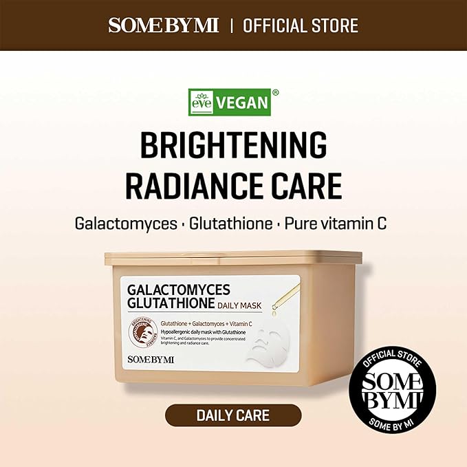SOME BY MI Galactomyces Pure Vitamin C Glow Toner & Glutathione Daily Mask