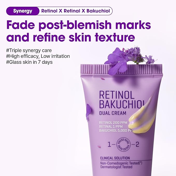SOME BY MI Retinol Bakuchiol Dual Cream & Bubble Toner