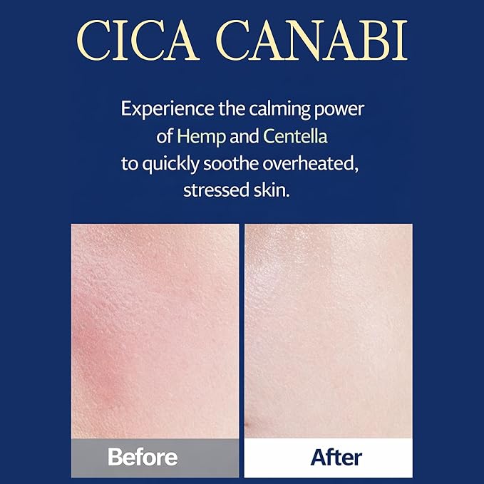 CICA CANABI Acne-Calming & Redness-Relief Toner (6.76 fl oz) with Fermented CICA & Hemp Root for Sensitive, Oily & Combination Skin
