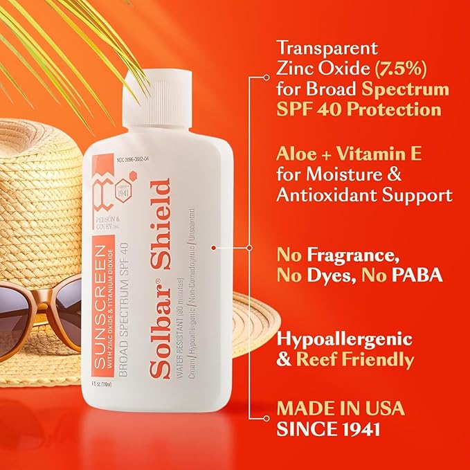 Solbar Shield Sunscreen SPF 40 4.40 oz (Pack of 4)