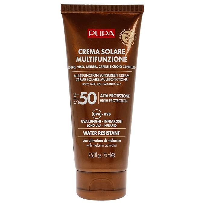 Multifunction Sunscreen Cream SPF 50 by Pupa Milano for Unisex - 2.53 oz Sunscreen