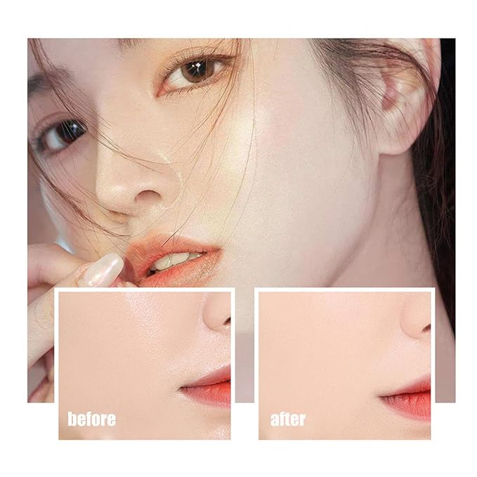 Air Cushion BB Cream Brightening Light Sense Concealer Moisturizing Smooth Face Base Makeup Long-Lasting Full Coverage Light Breathable Oil Control Moisturizing Delicate Not Dull Natural Color