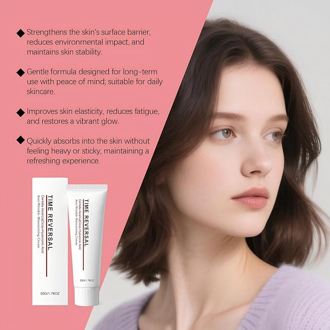2PCS All-In-One Skin Moisturizer Cream for Face, Lotion - Nourishing, Hydrates, Firms & Reduces Wrinkles with Centella Asiatica (Cica), Collagen & Hyaluronic Acid