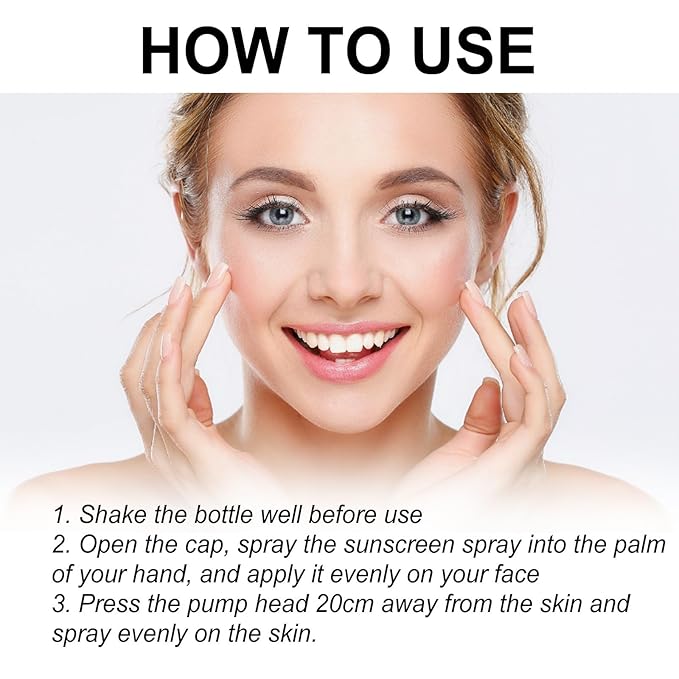 SPF 50+ Sunscreen for Face and Body, Water & Sweat Resistant, Skin Care Sunscreen Lotion, Sun Cream Lightweight and Breathable Sun Cream