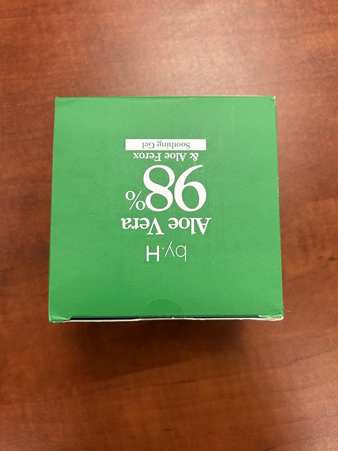 by.H Organic Aloe Vera Gel - Natural Moisturizer for Skin and Hair - Gentle, Non-Greasy Formula, Perfect for DIY Skincare [Made in Korea] (Jar+Pouch)