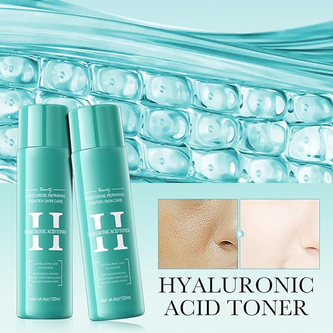 Balanced Facial Water for Women - Gentle Daily Toner to Hydrate and Soothe Hyaluronic Acid One Size