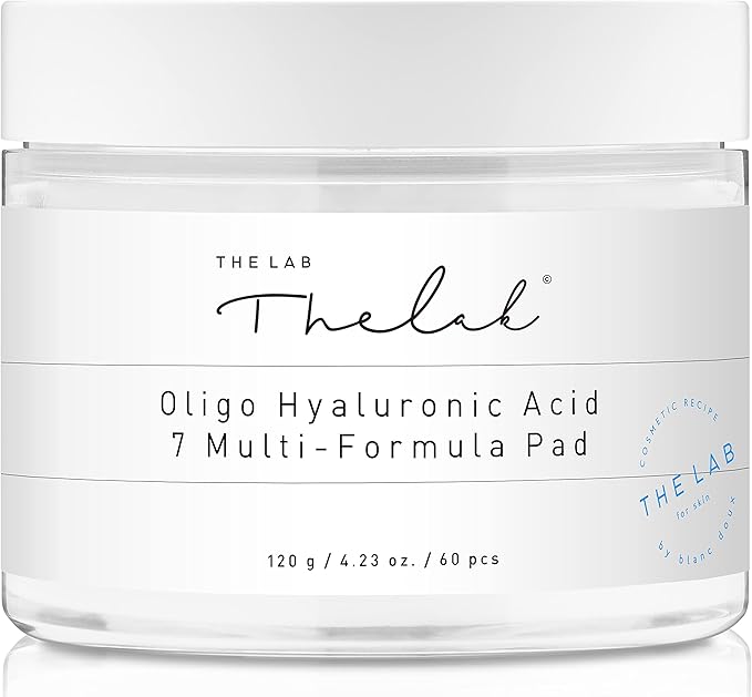 Oligo Hyaluronic Acid 7 Multi Formula Pads 120g - Deep Moisture, Calming Care, Soft Cotton Pads, Ideal for All Skin Types, Korean Skin Care (60 Units)