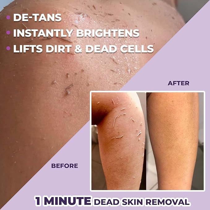 San'-fe Instant Tan & Dead Skin Removal Exfoliating Gel | Visibly Removes Tan | AHA Exfoliation in Minutes | Smooth & Bright Skin | 100g