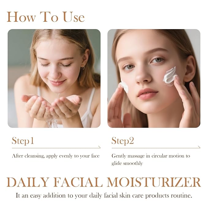 IREV Rice Moisturizing Cream, Hydrating Face Moisturizer For Dry, Combination Skin, Daily Face Cream, Targets Dryness, Strengthens Skin Barrier, Lightweight, Fast Absorbing 1.76oz 50g